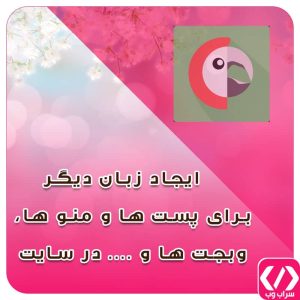 2- polylang  : ایجاد زبان دیگر برای پست ها و منو ها ، وبجت ها و .... در سایت بهترین افزونه دوزبانه کردن وب سایت سراب وب مجری راه اندازی کسب و کار های آنلاین - طراحی سایت در سراب و استان آذربایجانشرقی و اردبیل و ارومیه و نقده و بانه و کردستان و همدان 